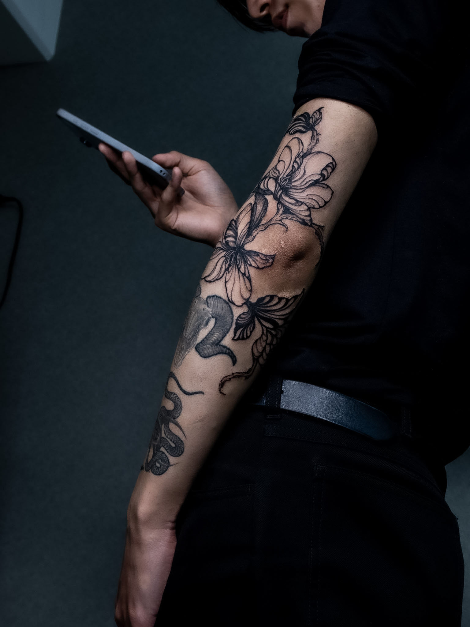 Premium floral tattoo 2
