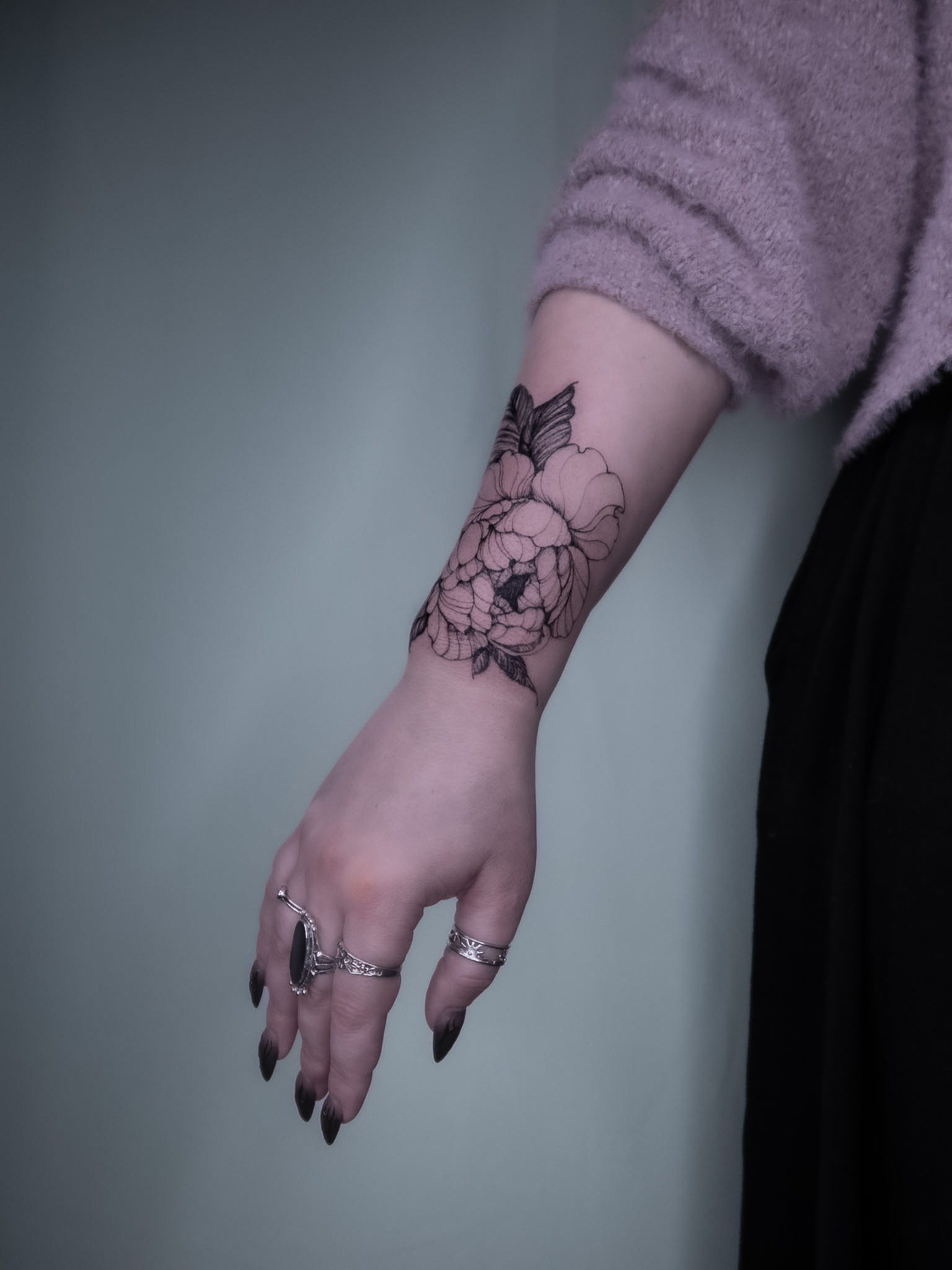 Small floral tattoo 2